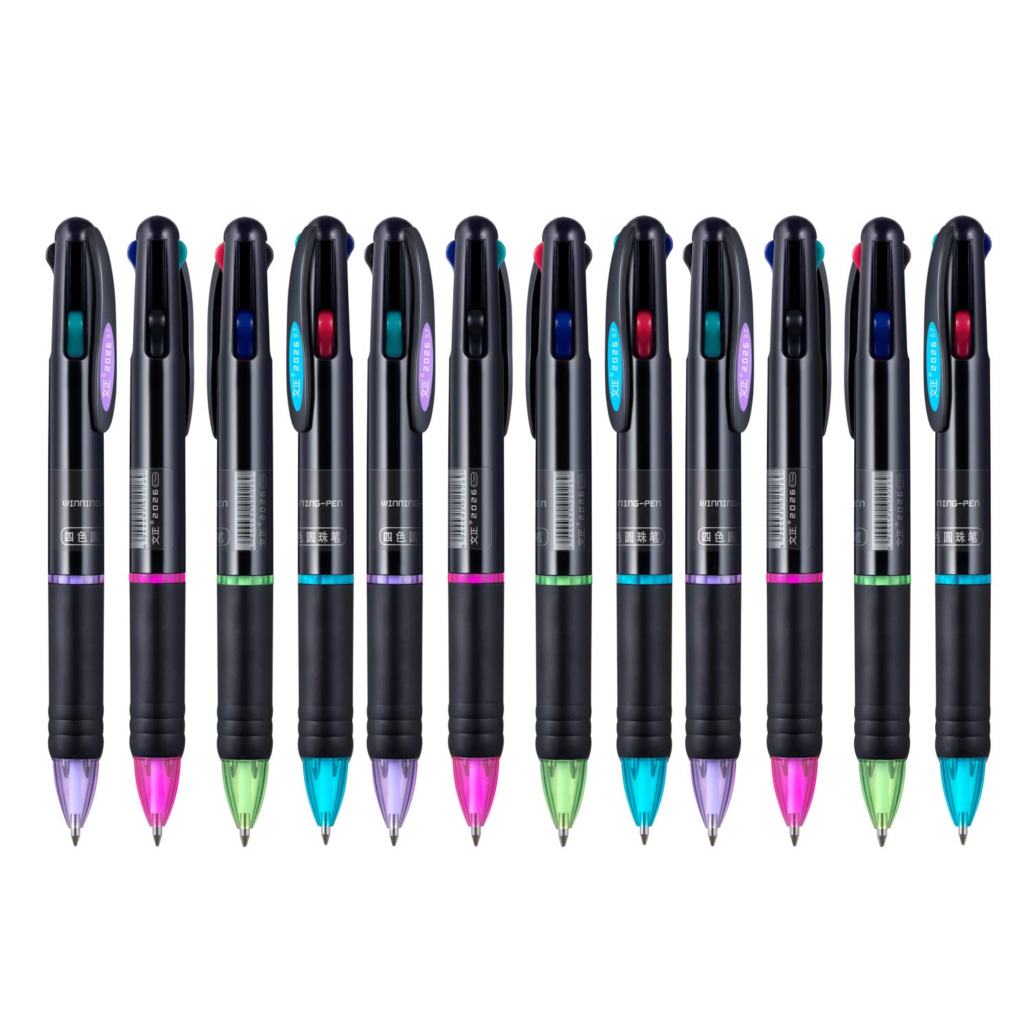 Шариковые цветные ручки